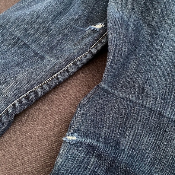 AMERICAN EAGLE OUTFITTERS BOYFRIEND DARK WASH JEANS - Picture 4 of 4